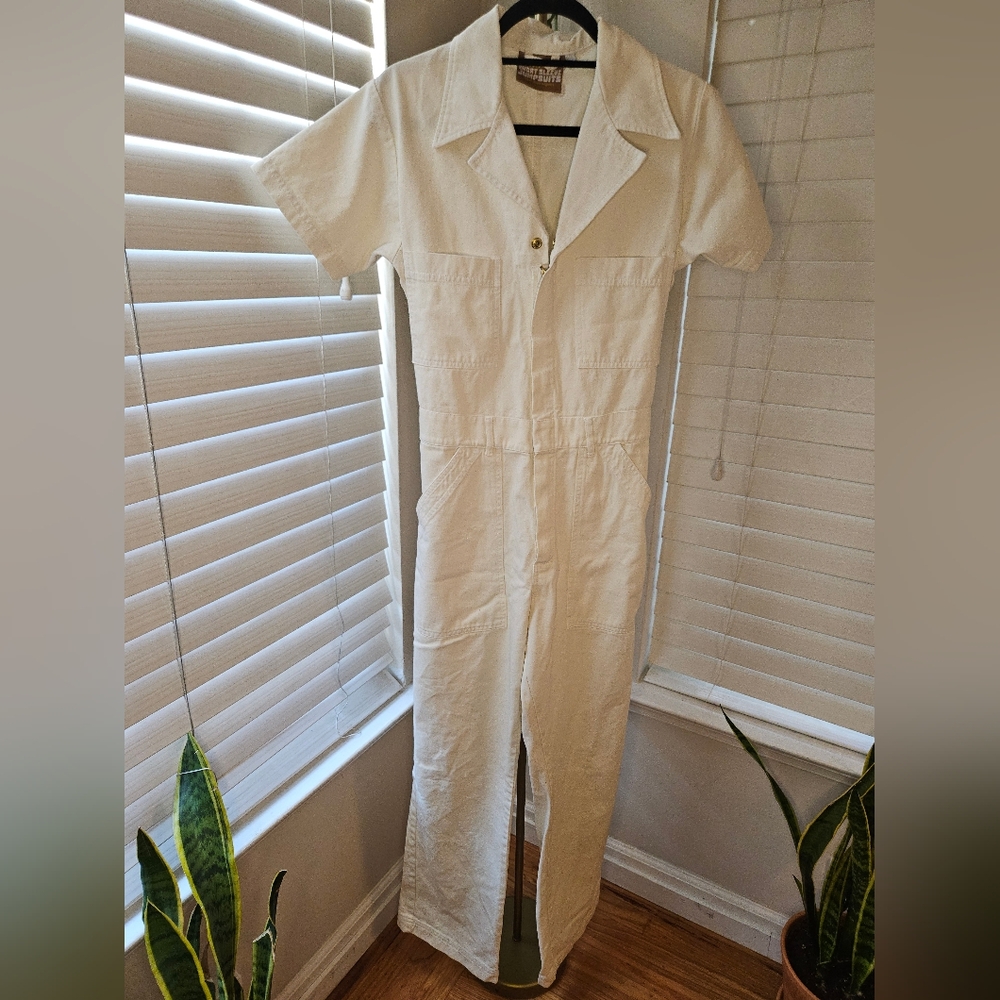 Big Bud Press Vintage Tee White Jumpsuit Effortless Style